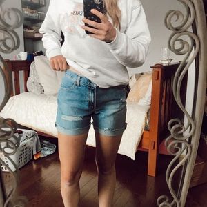 Denim Levi Shorts